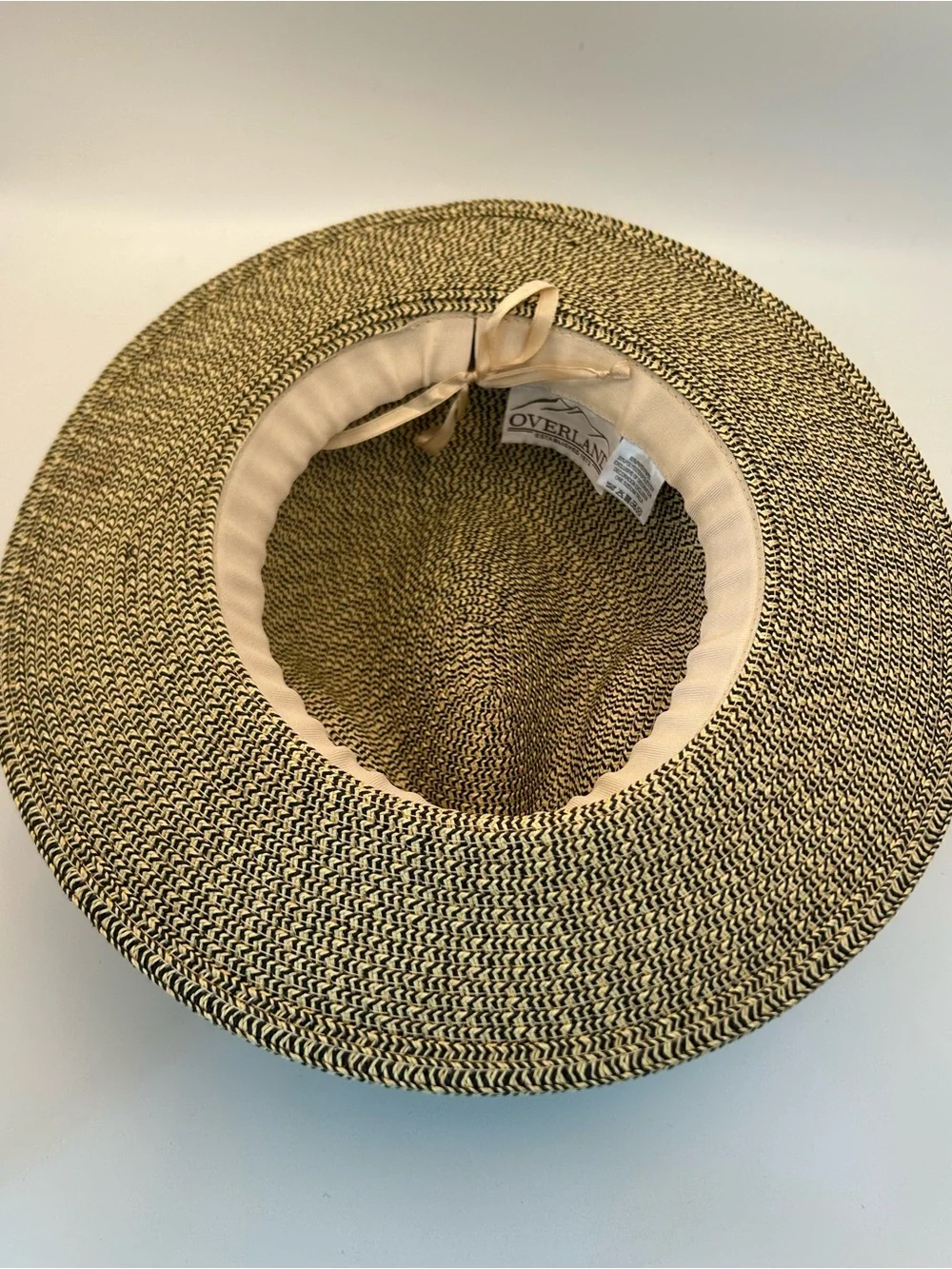 Overland one size adjustable straw, sun hat